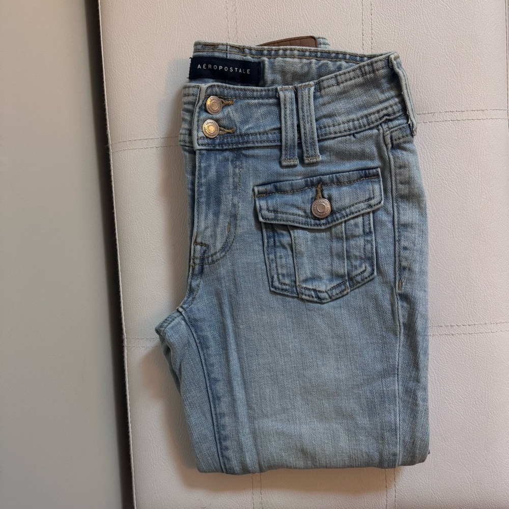 Aeropostale Low-Rise Flare Jean - Size 00 R